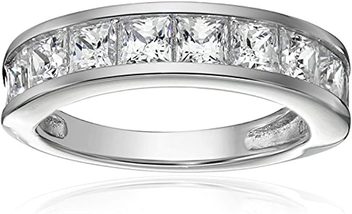 V Touch 1.00Ct Princess Cut D/VVS1 Diamond Engagement ...