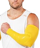 2XU Men's LKRM Compression Arm Guards, Gold, Medium