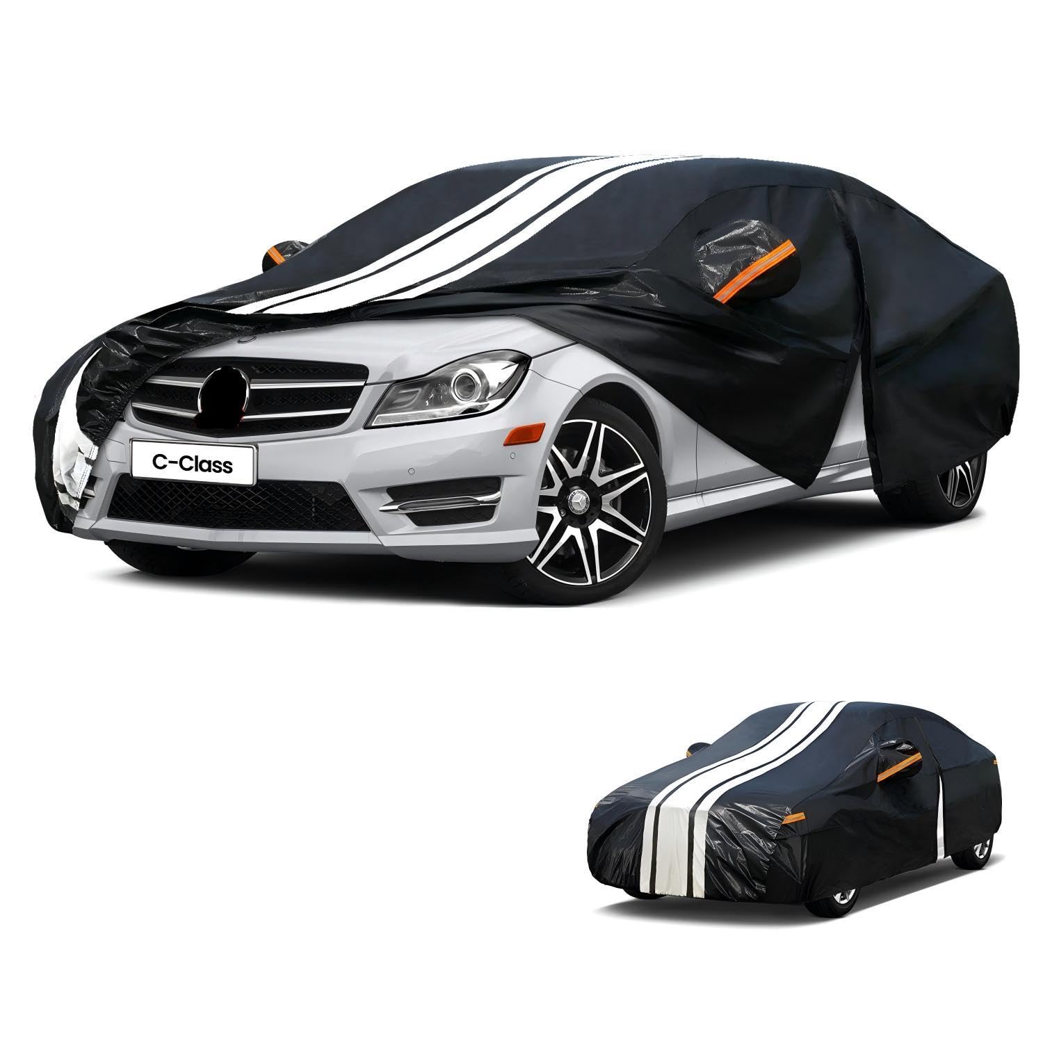 Photo 1 of **STOCK PHOTO**
Aoulette Car Cover Custom Fit for Mercedes-Benz C-Class C250 C300 C350 2001-2025 Outdoor/Indoor Full Car Cover, with Towel/Dust Bag. All Weather Waterproof Rain Snow UV Sun Protector.
