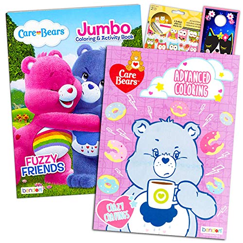 Care Bears Coloring Book Super Set 2 Jumbo Coloring Books with Bonus