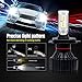 SiriusLED MX 8000 Lumen ZES Chip Extremely Bright LED Headlight Fog Lamp Conversion Kit Pure White 6500K Size 9003 (H4) Set of 2
