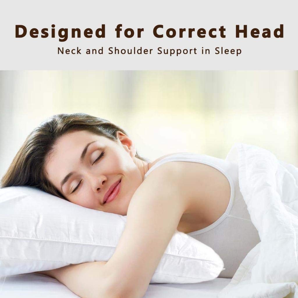 Down Alternative Pillows for Sleeping Plush (2 Pack Standard), 100