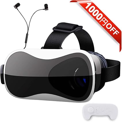 Amazon Co Jp 最新版 Gugusure Vrゴーグル Vrヘッドセット ピント調整可能 メガネ対応 3 5 6 0インチのiphone Andorid イヤホン Bluetoothコントローラ 日本語説明書付属 ブラック 家電 カメラ
