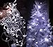 SenKa White 32ft 100 LED Fairy Light String Holiday Outdoor Lighting for Christmas Party Decoration