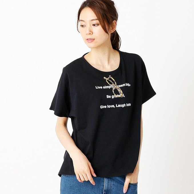 Amazon コムサ イズム Comme Ca Ism メガネプリントtシャツ レディースサイズ 98 65tz12 107 F ブラック Tシャツ カットソー 通販 Amazon コムサ イズム Comme Ca Ism メガネプリントtシャツ レディースサイズ 98 65tz12 107 F ブラック Tシャツ カットソー 通販