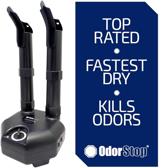 OdorStop Boot and Shoe Dryer and Deodorizer with Heat and