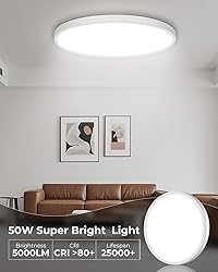 hepside 23INCH Big Dimmable Flush Mount Ceiling