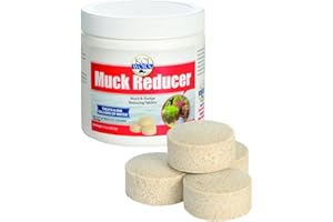 KOI WORX KoiWorx Muck Reducer, 145 Tablets Treats up to 6,000 Gallons of Water, Beneficial Bacteria Reduces Muck, Sludge and Organic Build up, Formulated for Ponds, Water Features and Safe for Koi