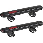 YAKIMA FatCat EVO4 Roof Rack for 4 Pair Skis or 2 Snowboards, Black | Car Rooftop Carrier Equipment for Traveling and Camping Storage, Universal Mount for Ski and Snowboard