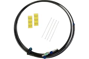 Inline Tube Replacement For 1994-04 Dodge Ram w/o Fuel Return (Excludes Diesel) Fuel Supply Nylon Fuel Line Kit Tank To Engine