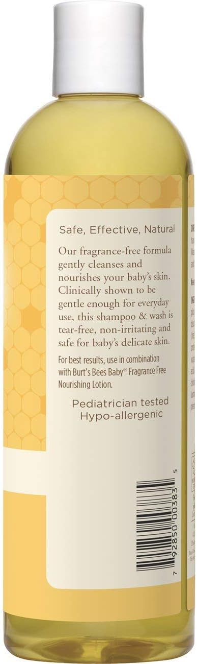burt's bees baby shampoo and wash ingredients