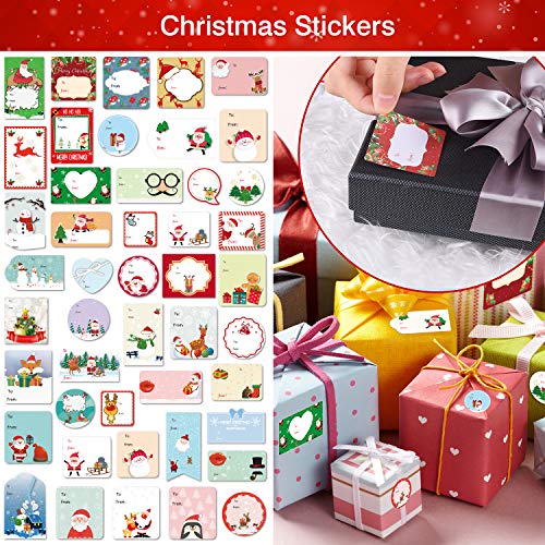 Joyjoz Christmas Tree Skirt, Small/Large White Christmas Tree Skirt (30 Inch) with 48 PCS Stickers，Luxury Faux Fur for Christmas Decorations Holiday, Xmas Ornaments - Thumbnail 2