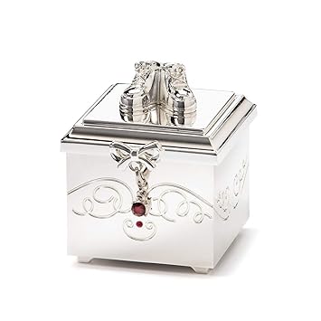 silver keepsake box baby