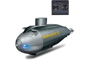 GoolRC Mini RC Submarine for, 2.4G 6CH Remote Control Boat Remote Control Submarine, Model Electronic Water Toy Boat for Pools, Bathtubs, Water Parks Gift Toy s s