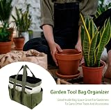 Ghopy Garden Tool Holder Bag 8 Pockets 600D Oxford Heavy Duty Tote view 5