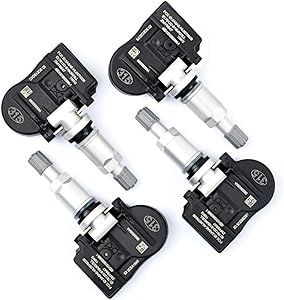 OTUAYAUTO 56029526AA Tire Pressure Sensor 4-Pieces, 315MHZ TPMS - for Jeep Grand Cherokee Liberty Compass Patriot, Dodge Caliber Charger Avenger - fit 2005-2014 Vehicles