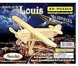 3-D Wooden Puzzle - Small Plane Model Louis -Affordable Gift for your Little One! Item #DCHI-WPZ-P073