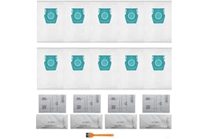 5-Layer Microfiber Vacuum Cleaner Bags, for Miele Pure T/U Guard S1 L1 Junior Silence Series with Sanitary Seal Dust Lock Des