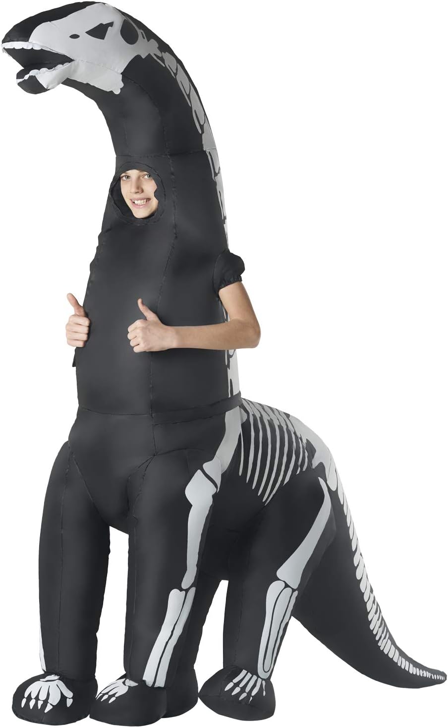 Morph Giant Skeleton Diplodocus Inflatable Kids, Dinosaur Skeleton Costume Kids, Inflatable Skeleton Costume - Image 4