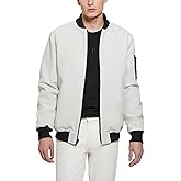 GUESS mens Owen Bomber Hooded Jacket