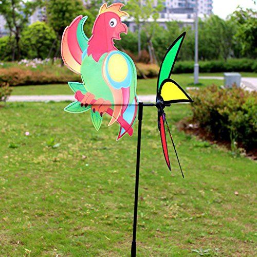 Lvyuanda Animal Colorful Wheel Wind Spinner Windmill - Outdoor Lawn Garden Decor - Decor Your Yard Garden, Random Delivery