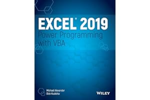 Excel 2019 Power Programming with VBA