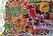 De la Rosa Sweet and Sour Chewy Pop with Chili 50 pcs And one spicy Gummy watermelon pop