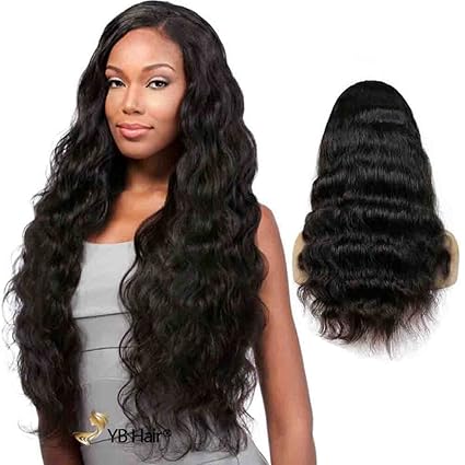 Amazon.com: ybhair Lace Front wigs- Cabello humano Virgen ...