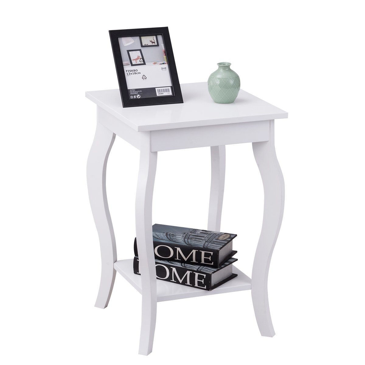 Giantex End Table 16 W Storage Shelf Buy Online In El Salvador At Desertcart