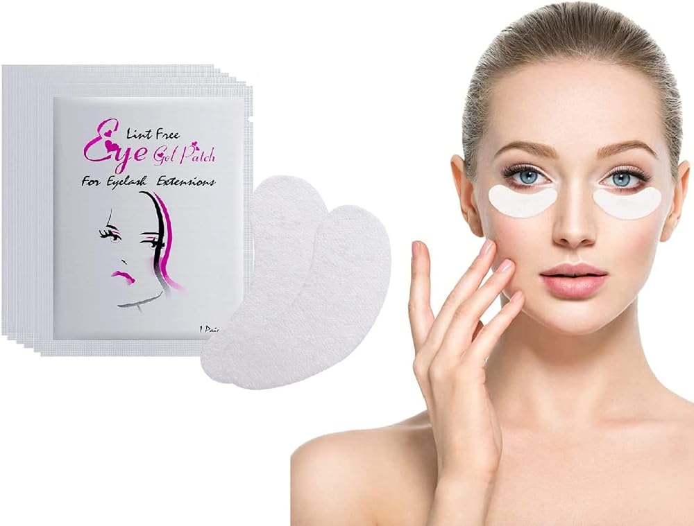 HYX 100 Pairs Under Eye Gel Pads Lint Free Skin Friendly Patches