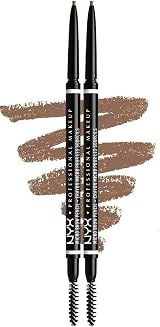 NYX Micro Brow Pencil Taupe Dual End Ultrafine Waterproof Vegan Pack of 2 view 1