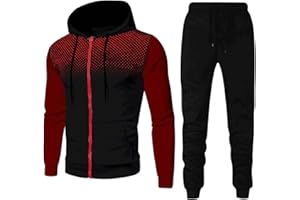 JMMSlmax Mens Tracksuit 2 Piece Hoodie Mens Hoodie Sweatsuit Sets Men's Jogging Tracksuit Set Long Sleeve Outfit Pullover Set
