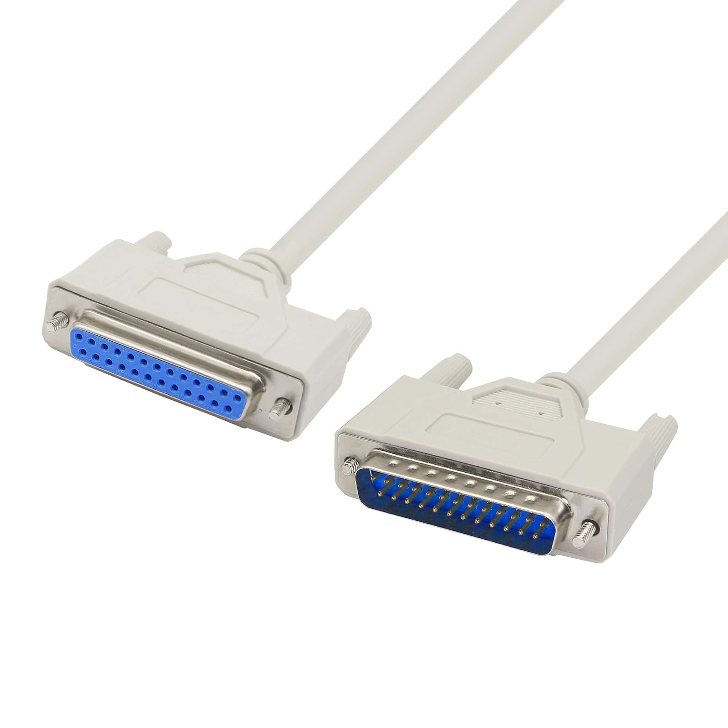 Câble Imprimante Parallèle DB25 Mâle-femelle PNGKNYOCN - 1,4m - Pour Connexion Ordinateur-imprimante