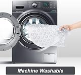 WELTRXE Bathtub Mat Non Slip 260 Suction Cups 88x40 cm PVC Clear view 7