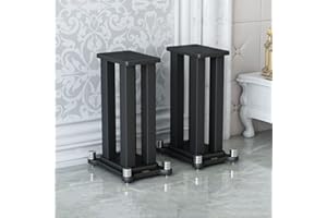 Heavy Duty Universal Fillable Speaker Stands,Floor Speaker Stands Holds Bookshelf Speaker Satellite Speaker Large Speaker for