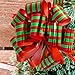 Christmas Tree Garland Ribbon Decoration - 1 1/4