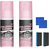 docucher Polishing Cleaner Car Interior, 100ML Car Interior Cleaner, Interior Detailer Spray, Car Interior Detailing Cleaner for Rubber, Leather& More, Multi-Surface Cleaning for Car Interior(2PCS)