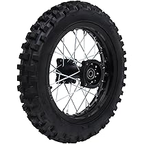 12-Inch Rear Wheel Assembly For Pit Bikes - Complete With Tire, Rim, Brake Disc & Sprocket