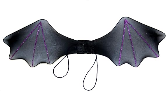 Zac's Alter Ego Very Large Black Bat/Dragon Wings (1m x 0.5m