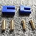 10 Pairs EC5 Bullet Banana Plug Connector Female Male 5mm Bullet Gold Connector for RC ESC LIPO Battery