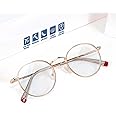 Lovispecs Round NearSighted Distance Glasses Women Men,Nearsighted Far Vision Driving Eyeglasses,Retro Myopia Wire Frame