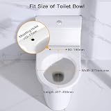 RAM White Quick Release Soft Close Toilet Seat with Hinges ABS view 8