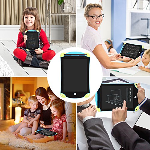 LCD Writing Tablet,8.5 inch Colorful Graphics Drawing Writing Tablet Board for Kids School Office Memo Notes Handwriting Pad with Stylus