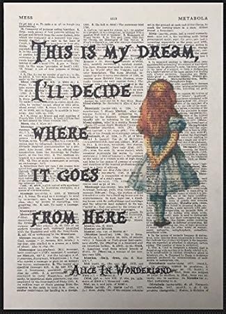 Lot De 2 Images Page De Dictionnaire Vintage Alice Au Pays Des Merveilles Le Chapelier Fou Citation Tableaux Ghschoolsonline Gravures Antiques