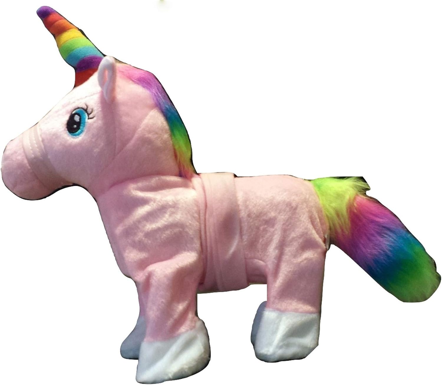 walking unicorn on leash