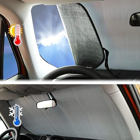 値引 ユニバーサル 折りたたみ車のフロントウィンドウのフロントガラスサンシェードサンバイザーブロックカバー 独創的 Www Endocenter Com Ua