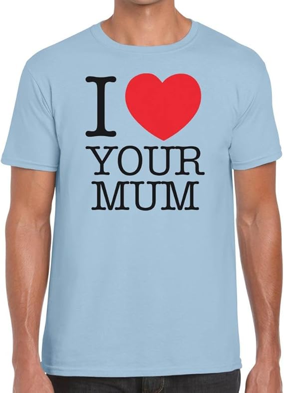 TeeDemon I Love Your Mum Funny Mens Shirts Men's Tshirt Casual T