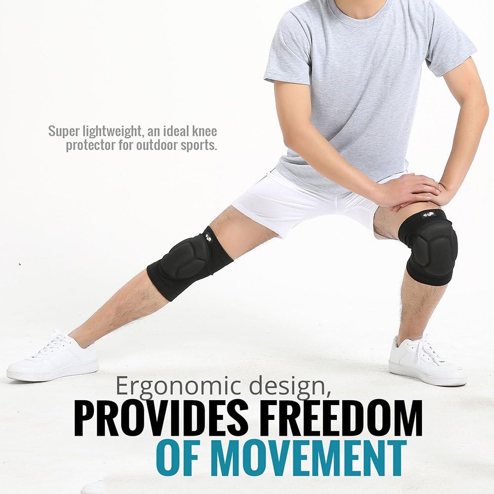 Bodyprox Protective Knee Pads, Thick Sponge Anti-Slip, Collision Avoidance Knee Sleeve : Sports & Outdoors