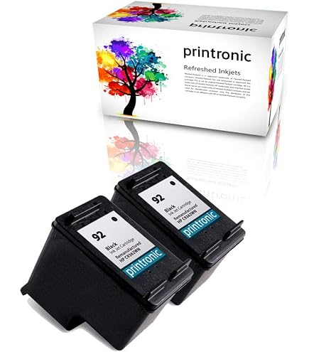 4-Pack Remanufactured Ink Cartridges - Compatible With HP 92 Black & HP 93 Color For Photosmart Printers