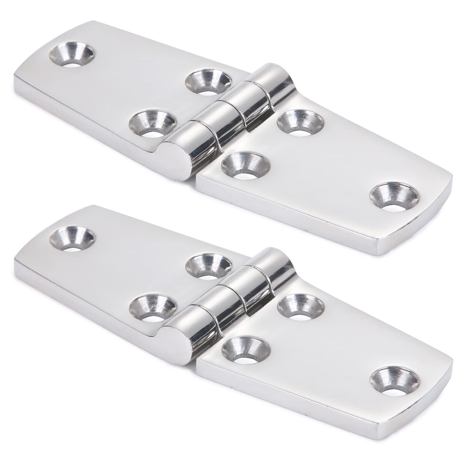 9Tong Marine Mount Door Hinges Steel Stainless Hatch Boat Hinge Hardware Heavy Duty Boat Hinge Deck Cabinet SUS316 2pcs 38 mm x 102 mm